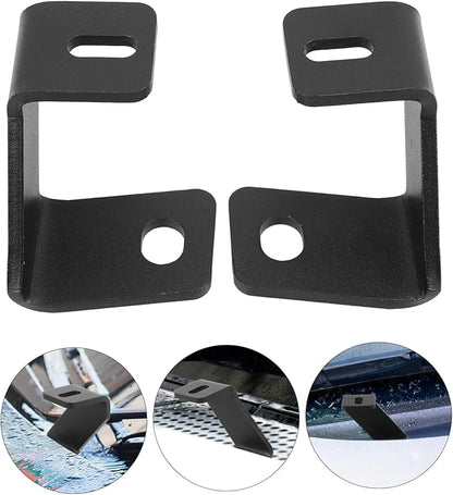 1pair Hood Light Mounting Bracket Angle Height Manganese Easy Installation for Auxiliary Work Lights Compatible Car Models