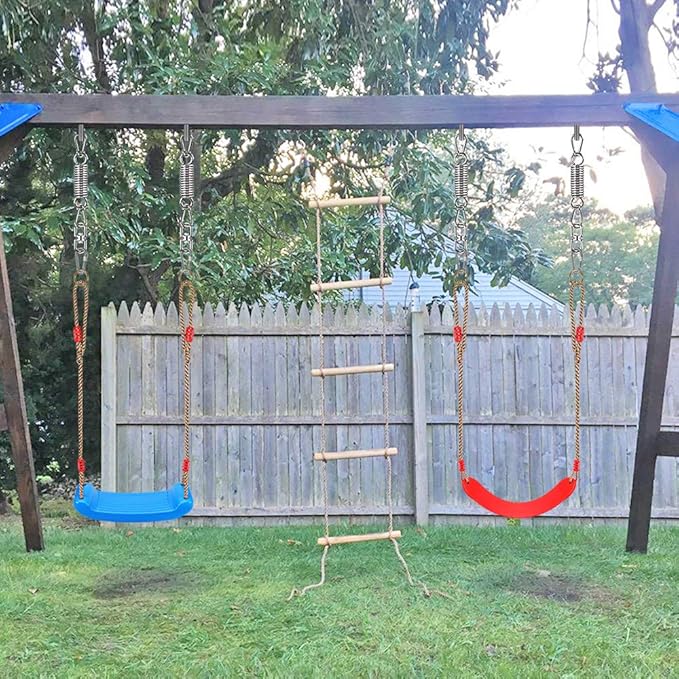 2 Pack Hammock Chair Hanging Kit Swing Spring Hardware, Heavy Duty Suspension Swivel Hanger Hook for Punching Bags, Heavy Bag, Hanging Chair, Swing Seat, Rocking Seat, Porch Swing, Garden