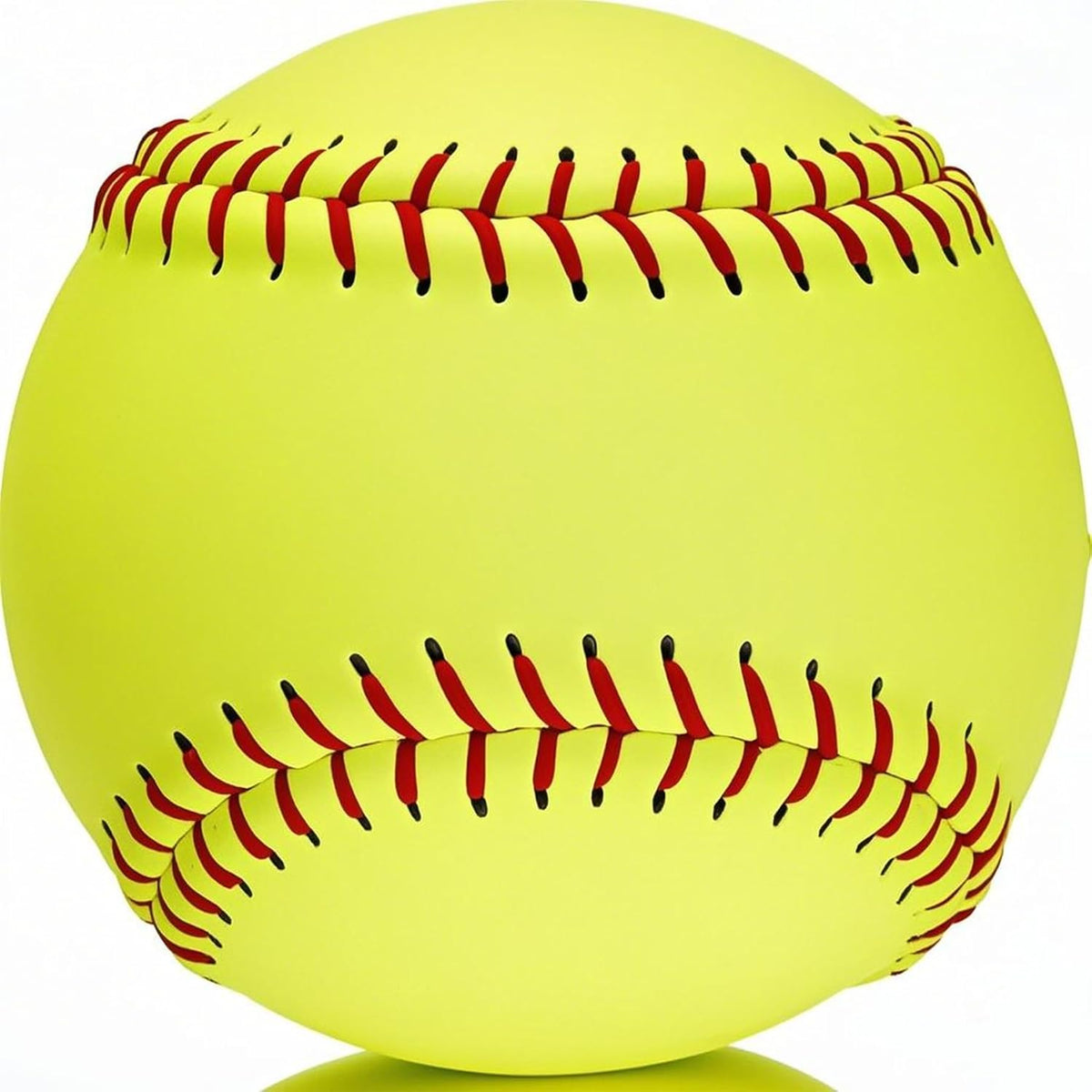 Official Size 12" Softballs - Fastpitch Practice & Training Balls, Leather Covered (pack 1)