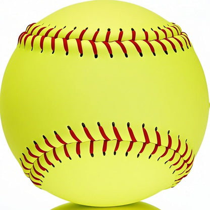 Official Size 12" Softballs - Fastpitch Practice & Training Balls, Leather Covered (pack 1)