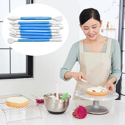 8Pcs Cake Sculpture Pen Cake Decorating Hand Tool Fondant Sculpture Pen Cake Scraper Clay Modeling Tool Easy To Use