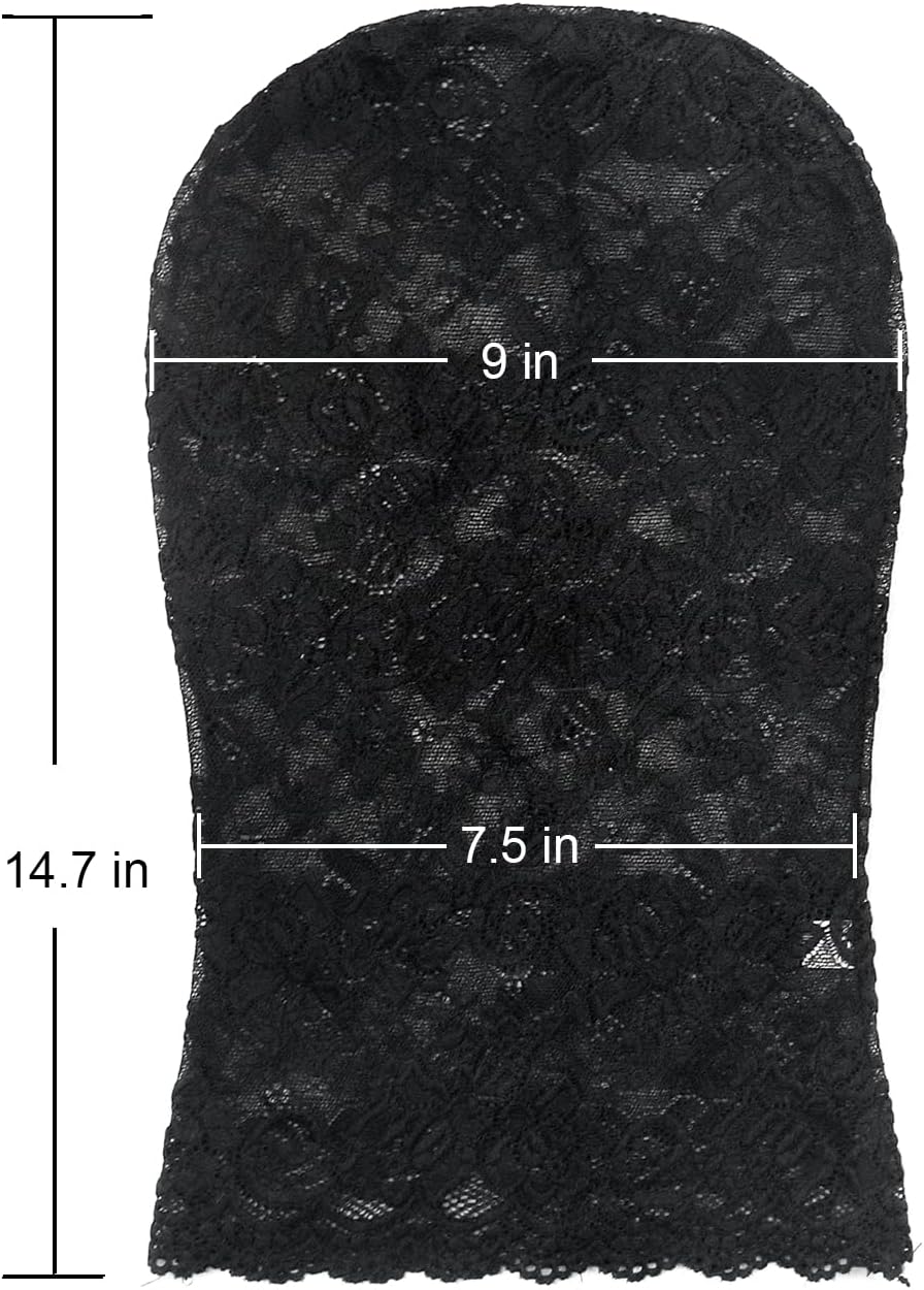 Lace Hole Full Face Mask Gothic Sexy Halloween Adult Spandex Cloth Cosplay Mask