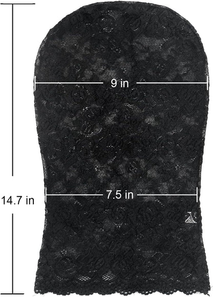Lace Hole Full Face Mask Gothic Sexy Halloween Adult Spandex Cloth Cosplay Mask