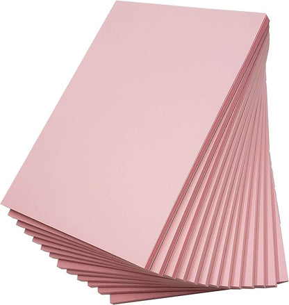 MADE IN USA – Debra Dale Designs Pink Note Pads 5"x7" – 7 Pads, 50 Sheets Each – 20lb Bond Memo Paper for Office Notes & Everyday Writing