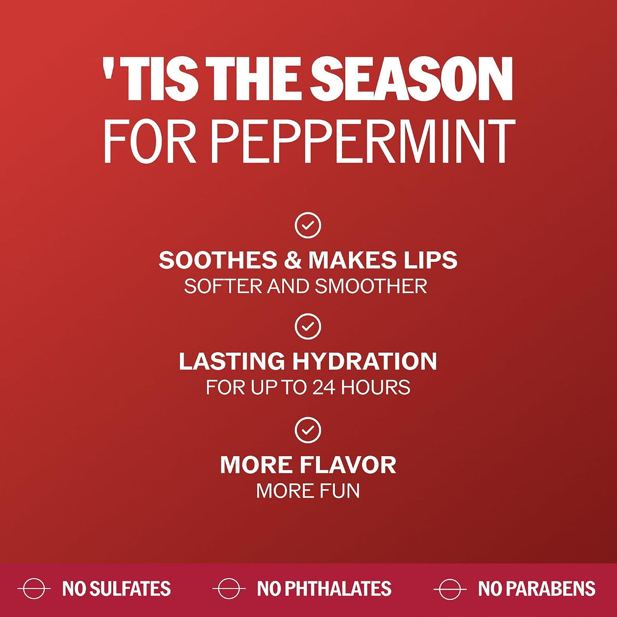 ChapStick Bulk Lip Balm, Candy Cane Packs (12 Sticks) – Fresh & Minty Lip Moisturizer, Stocking Stuffer, 0.15 Oz Ea