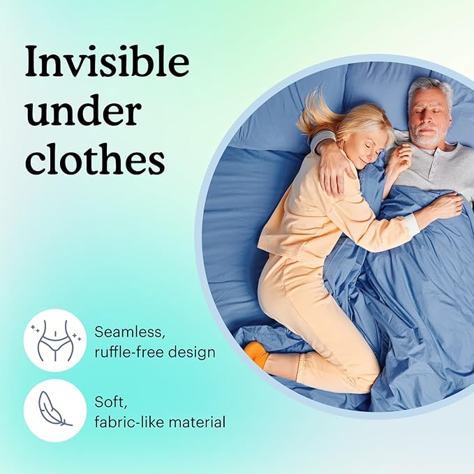 Because Premium Incontinence Booster Pads for Men and Women, Adds 4 Cups Extra Absorbency to Adult Diapers, Super Soft, Adhesive Strip Backing, Unisex, 20 Count