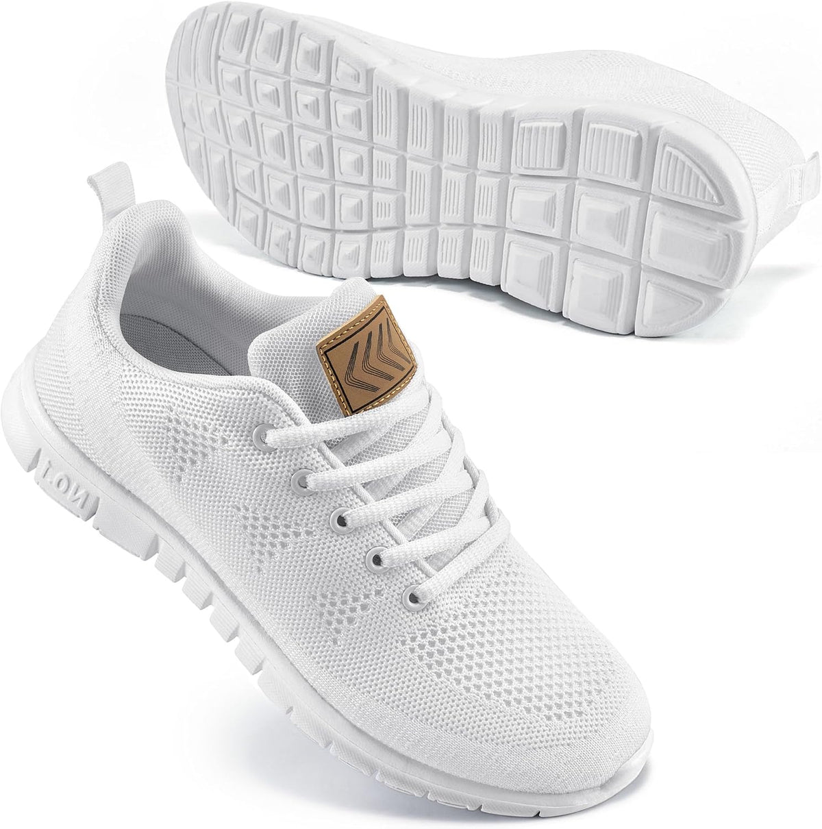 FUDYNMALC Women's Lightweight Non-Slip Walking Sneakers