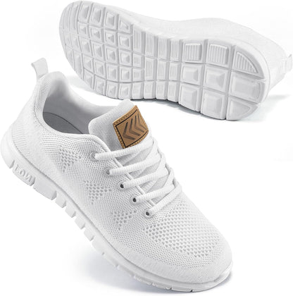 FUDYNMALC Women's Lightweight Non-Slip Walking Sneakers
