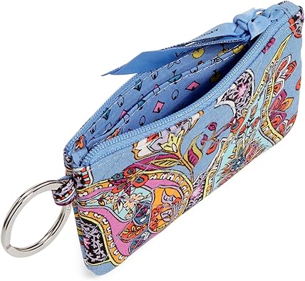 Vera Bradley Women's Cotton Zip ID Case Wallet