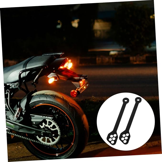 PRETYZOOM Motorcycle Rear Drop Lowering Shock Absorber Compatible Adjust Rear Suspension Metal Construction Comfortable Ride