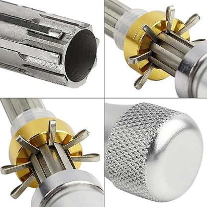 Lock Pick, 3Pcs Lock Pick Set, Multi-Function Hexagonal Wrench Metal Picking Tool Portable Sturdy for Home