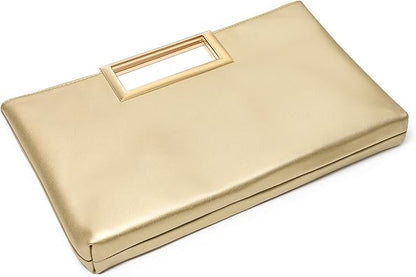 SWEETV Clutch Purses for Women Evening Formal, Fashion PU Leather Purse for Prom, Cocktail, and Wedding,Nina