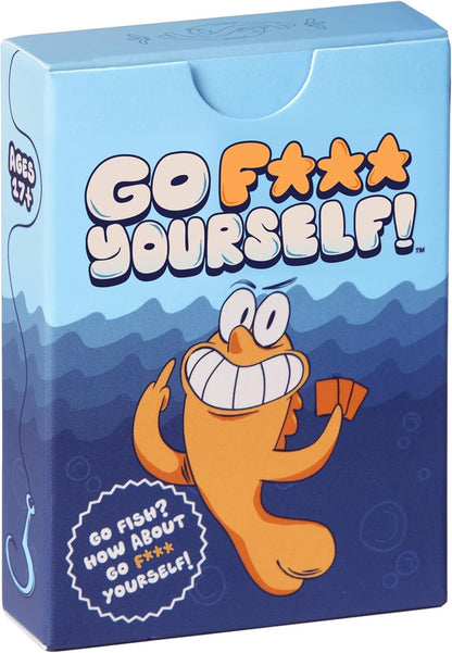 Go F Yourself! – The Grown Up Go Fish Card Game You've Always Wanted | Hilarious Party Game for Grown Ups, 2+ Players | 52 Cards, 13 Unique Pairs Edition