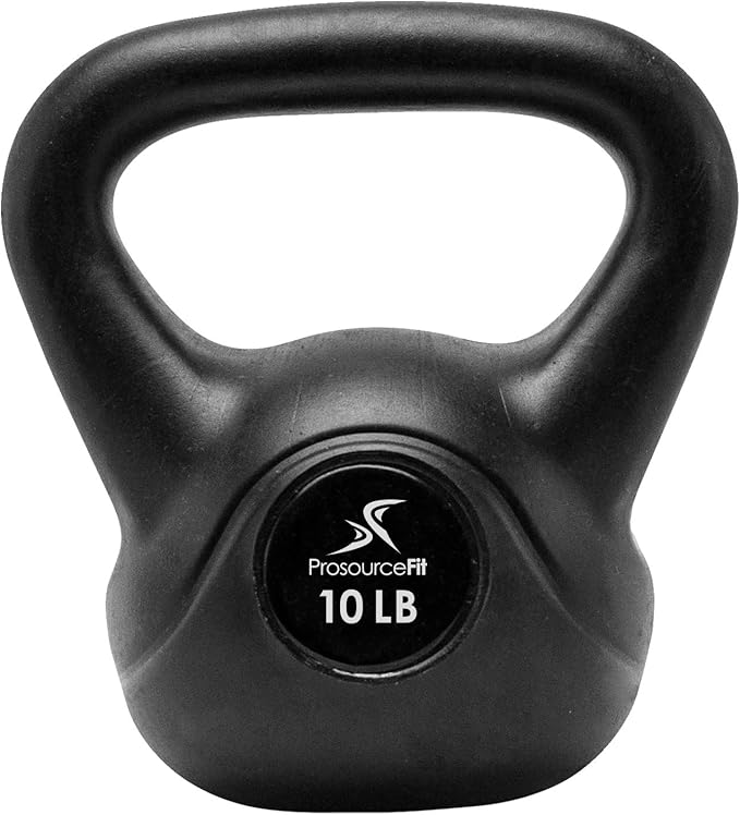ProsourceFit Vinyl Plastic Kettlebell 10 lbs