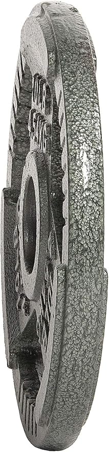 Olympic Cast Iron 2-Inch Weight Plates for Strength Training & Weightlifting, 255 Pounds Set, Multiple Packages