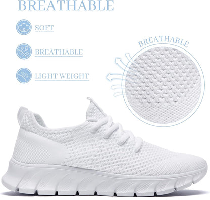 Running Shoes for Men Womens Walking Tennis Gym Sneakers Slip On Comfortable Lightweight Athletic Workout Fashion Sports Shoes