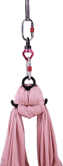 Aerial Silk Yoga Hammock- Hardware Kit Durable 10 Yards