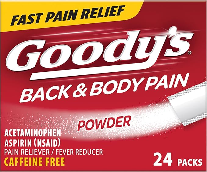 Goody's Back and Body Pain Relief Powder, 24 ct (Pack of 1)