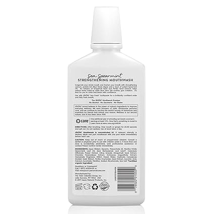 JÄSÃ–N Sea Fresh Strengthening Mouthwash, Spearmint, 16 Fl Oz