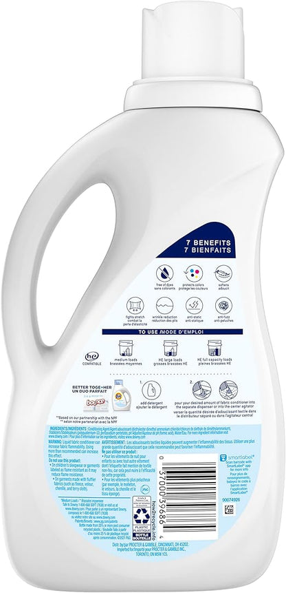 Ultra Downy Fabric Protect Free & Gentle Liquid Fabric Conditioner 51 FL oz.
