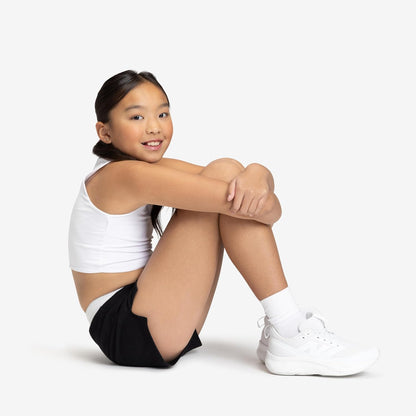 Soffe Youth Girls' Authentic Cheer Shorts, Athletic Cotton Blend, 2.75” Inseam, 3 Pack.