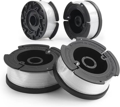 YDSL 4-Pack String Trimmer Replacement Spool for Black and Decker AF-100 Autofeed Weed Eater Spool 30 Feet0.065 Inches