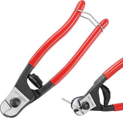 MAXPOWER Wire Cutter, 8-Inch Wire Rope Cutters for Steel Wire, Wire Seals, Aircraft Bicycle Cable, Cable Cutter Cuts Up to ¹³/??"(5mm