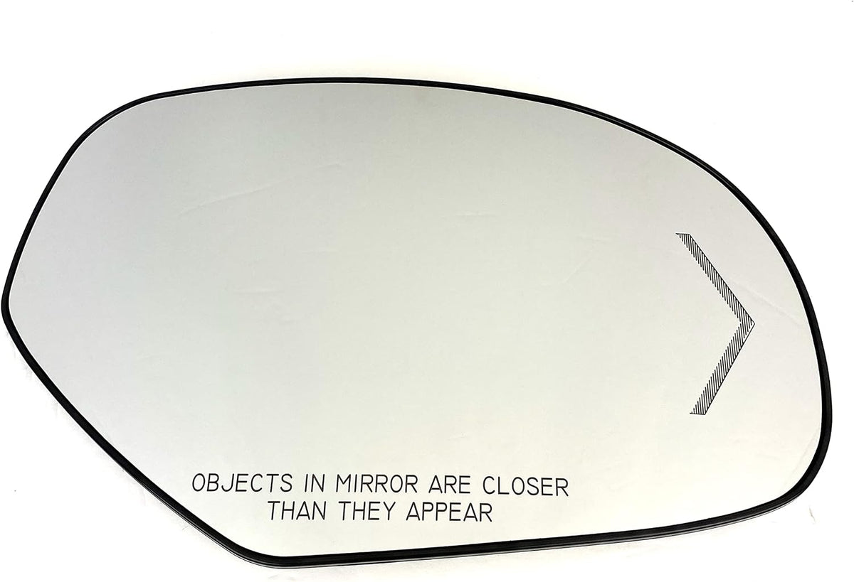 Driver Side Mirror Glass for 2009-2014 Tahoe Silverado Yukon Escalade Heated Signal Arrow with Backing Plate Left 25829662