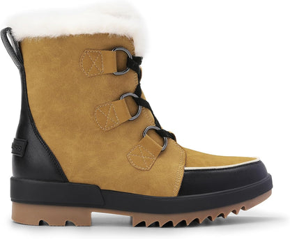 DREAM PAIRS Ankle Winter Boots for Women Snow Boots Anti-Slip Resistant Classic Warm Faux Fur Lined Lace Up for Outdoor Hiking Walking US Size 6 | EUR 36.5 | UK 4