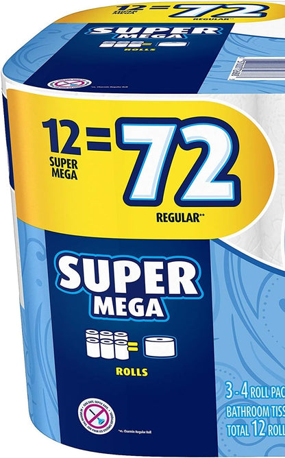 Charmin Ultra Strong Toilet Paper - 12 Mega Plus Rolls https://a.co/d/0gUX0AuX