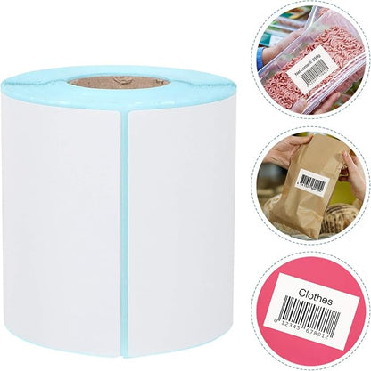 Operitacx 100  150  300mm Random Waterproof Thermal Label Roll Direct Thermal Printing Sticker for Printer and Easy to Use
