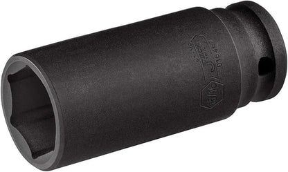 Jetech 12 Inch Drive 1516 Inch Deep Impact Socket, Made with Heat-Treated Chrome Molybdenum Alloy Steel, 6-Point Design, SAE