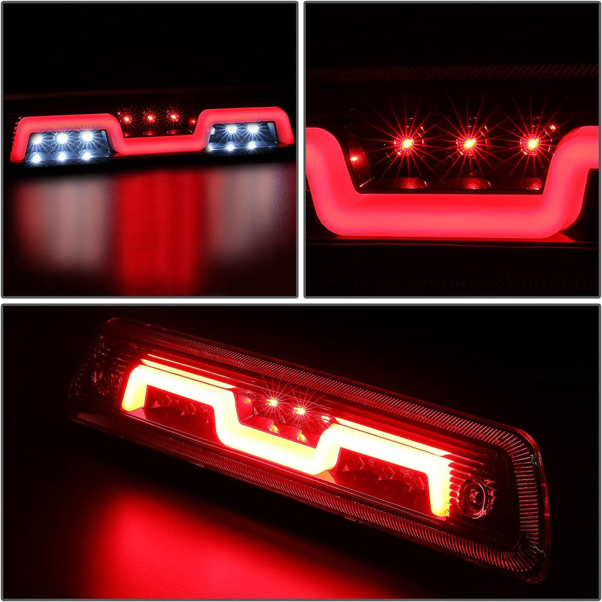 3BL-ZTL-010-CH CLear Lens LED 2-Stage Sequential 3rd Brake Light Compatible with 09-14 F-150/10-14 Mark LT, Excludes SVT Raptor & Models W/Hill Descent Control