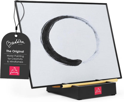 Relax, focus, and relieve stress with the Buddha Board's mess-free, water-based painting that teaches the art of letting go.