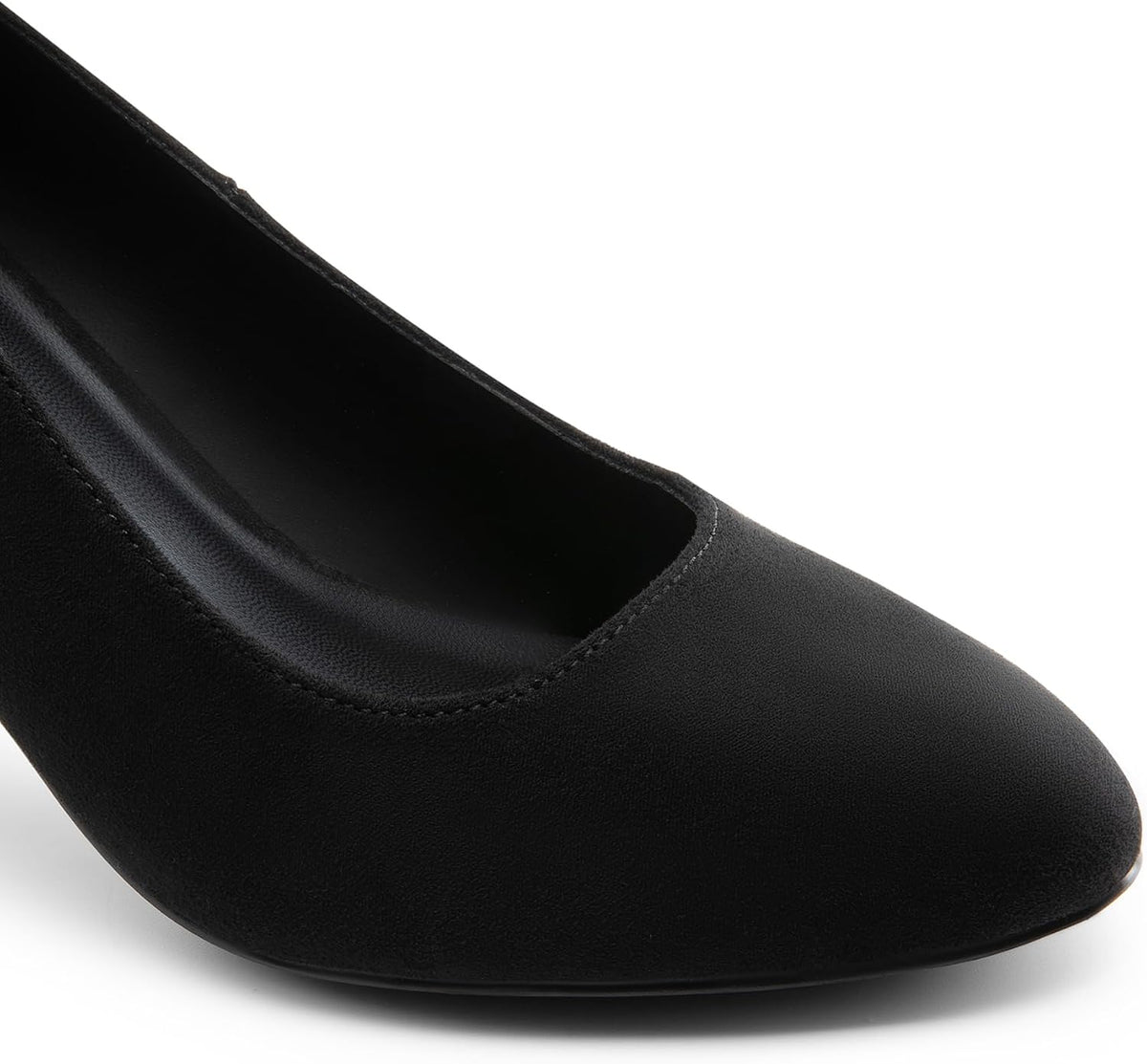 Women's Block Heel Rounded Toe Pumps