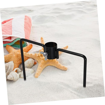 Iron Craft Ground Spike for Flag Pole and Umbrella Stand Sturdy Yard Anchor for Outdoor Use