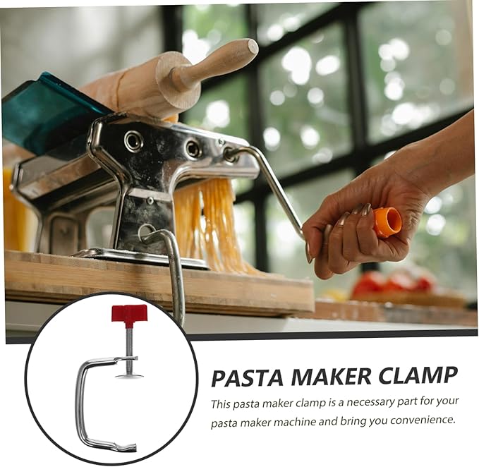 Universal Pasta Maker Fixing Clip Pasta Making Clamp Sturdy Iron Alloy Pp Material