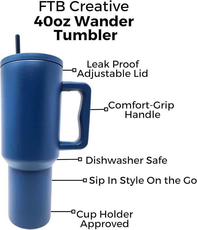 FTB Creative Political Series Tumblers, 40oz Trump Girl, No leak