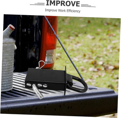 Zerodeko Heavy Duty D Rings for Trailer Tie Downs Durable Stake Pocket Anchors for Secure Cargo Attachment Versatile Metal Lashing Rings for Trucks and Trailers Wear Design