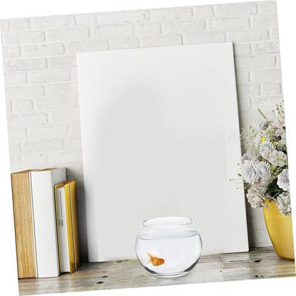 Yardwe Glass Fish Bowl Transparent Hydroponic Plant Container Bubble Vase for Home Decor Centerpiece Display and Compact Design for Spaces (pack 2)