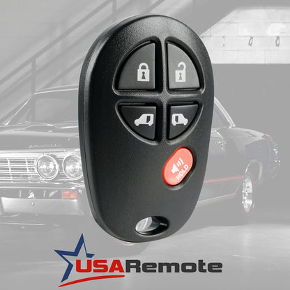 Key Fob Keyless Entry Remote fits 2004-2016 Toyota Sienna (GQ43VT20T 5-Btn)