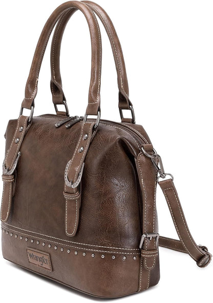 Wrangler Doctor Bag Top Handle Purse Hobo Shoulder Barrel Satchel Handbags for Women