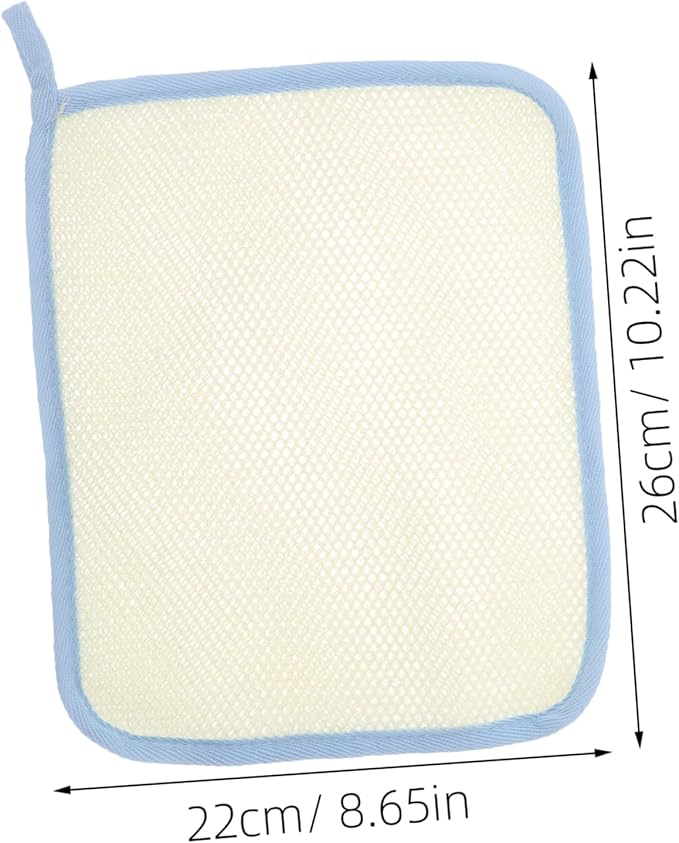 SAFIGLE Skin Care Scrub Towel 4pcs Reusable Loofah Washcloths Exfoliating Wash Towel Soap Foaming Sheets