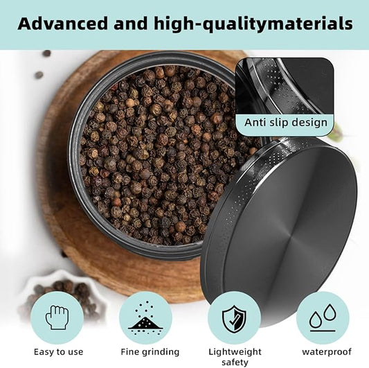 Spice Mills Grinder (Black, 2inch)