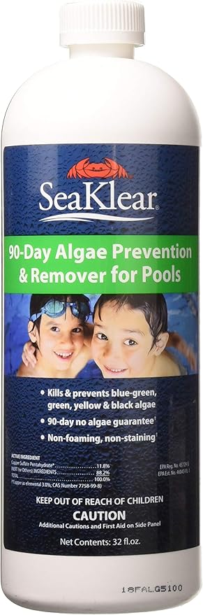SeaKlear 90-Day Algae Prevention & Remover, 1 Qt