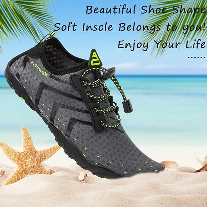YALOX Water Shoes Men's Women's Swim Shoes Outdoor Beach Barefoot Quick-Dry Aqua Pool Socks Swimming Yoga Surfing Exercise