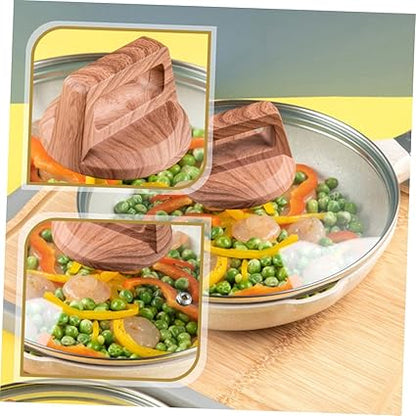 Ciieeo Tempered Glass Pot Lid Cooking Cover Anti-Oil Splashing Visible Design for Safe Convenient Cooking