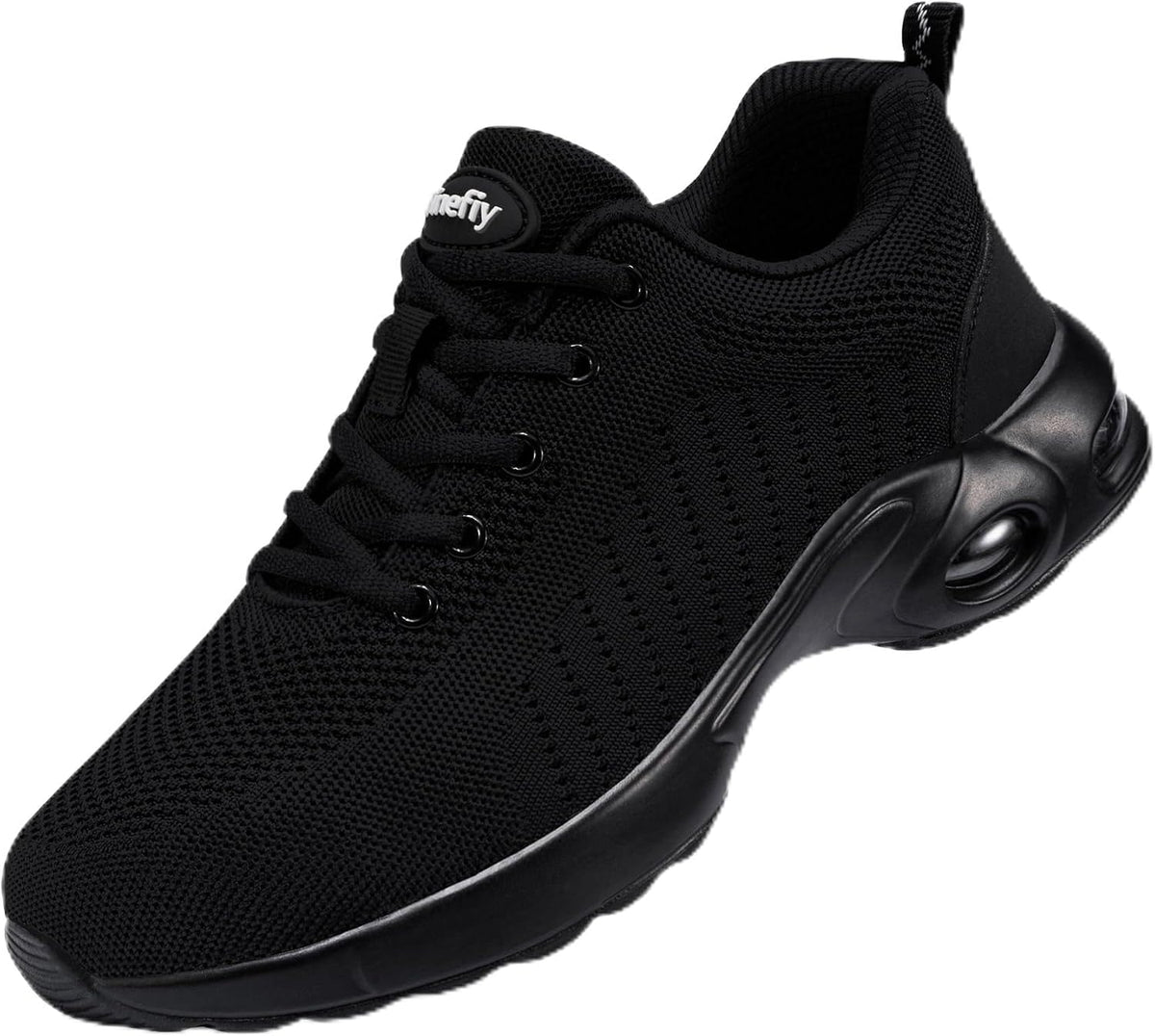 Steel Toe Shoes for Women Lightweight Safety Shoes Air Cushion Comfortable Slip Resistant Indestructible Womens Puncture Proof Work Sho