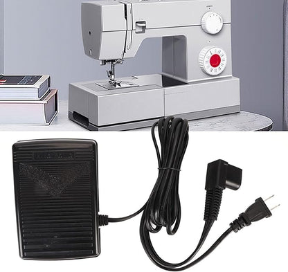 Foot Control Pedal with Power Cord Replacement Foot Pedal Sewing Machine Parts for Singer 248 250 251 252 257 8019 974 2517 2530 2543 2950 3001 3002 (110V US Plug)