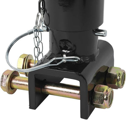 NovelBee 2-5/16" Ball Heavy Duty Channel-Mount Adjustable Trailer Coupler with Bolts and Nuts,Capacity 12,500 lbs